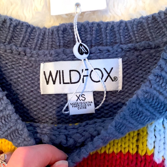 WILDFOX RAINBOW STORM SWEATER - Picture 6 of 15